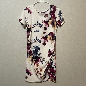 Pink Blush Floral Maternity Dress